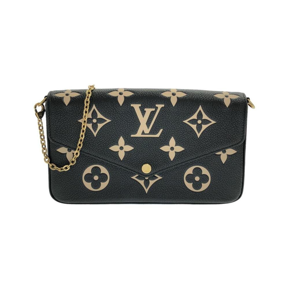Louis Vuitton Bicolor Monogram Empreinte Pochette Felicie M80482 Shoulder Bag